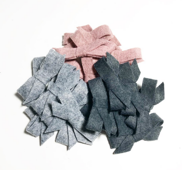 Large Merino Wool Bows