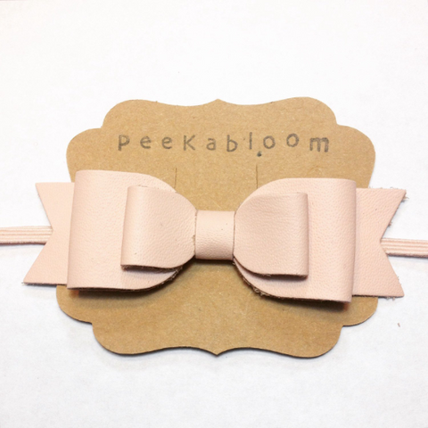 XL Leather Bow